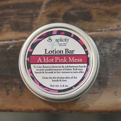 A Hot Pink Mess Lotion Bar