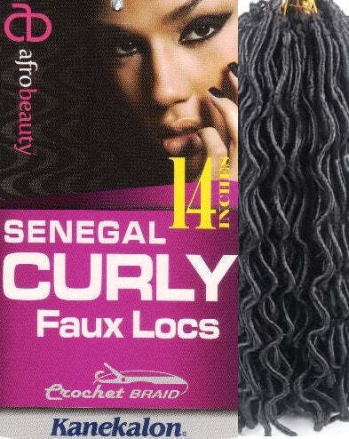 AfroBeauty Collection - Senegal Curly Faux Locs, 14 in