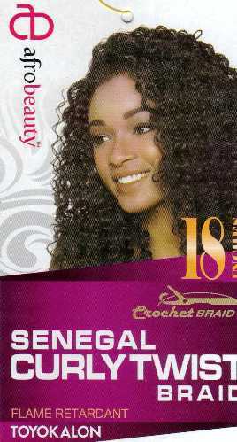 AfroBeauty Collection - Senegal Curly Twist Braid, 18 in