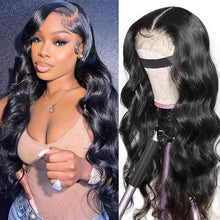 Load image into Gallery viewer, 5X5 HD Lace Closure Wigs Human Hair Glueless Wigs Human Hair Pre Plucked 180% Density 5X5 Body Wave Closure Wig Brazilian Human Hair Wigs for Black Women 20 Inch
