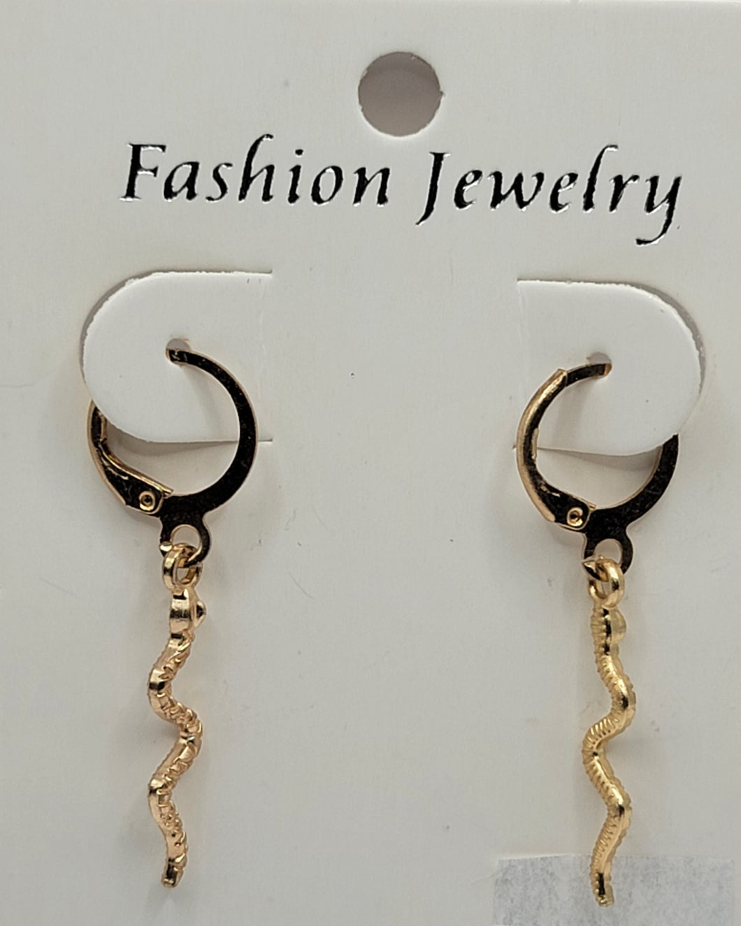 Fashion Jewelry Earrings -Gold Snake