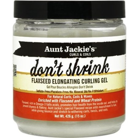 Aunt Jackie's Don't Shrink Flaxseed Elongating Curling Gel