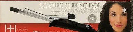 Hot & Hotter Electric Curl Iron - 3/8 in
