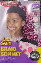 Load image into Gallery viewer, Red By Kiss Satin Braid Bonnet
