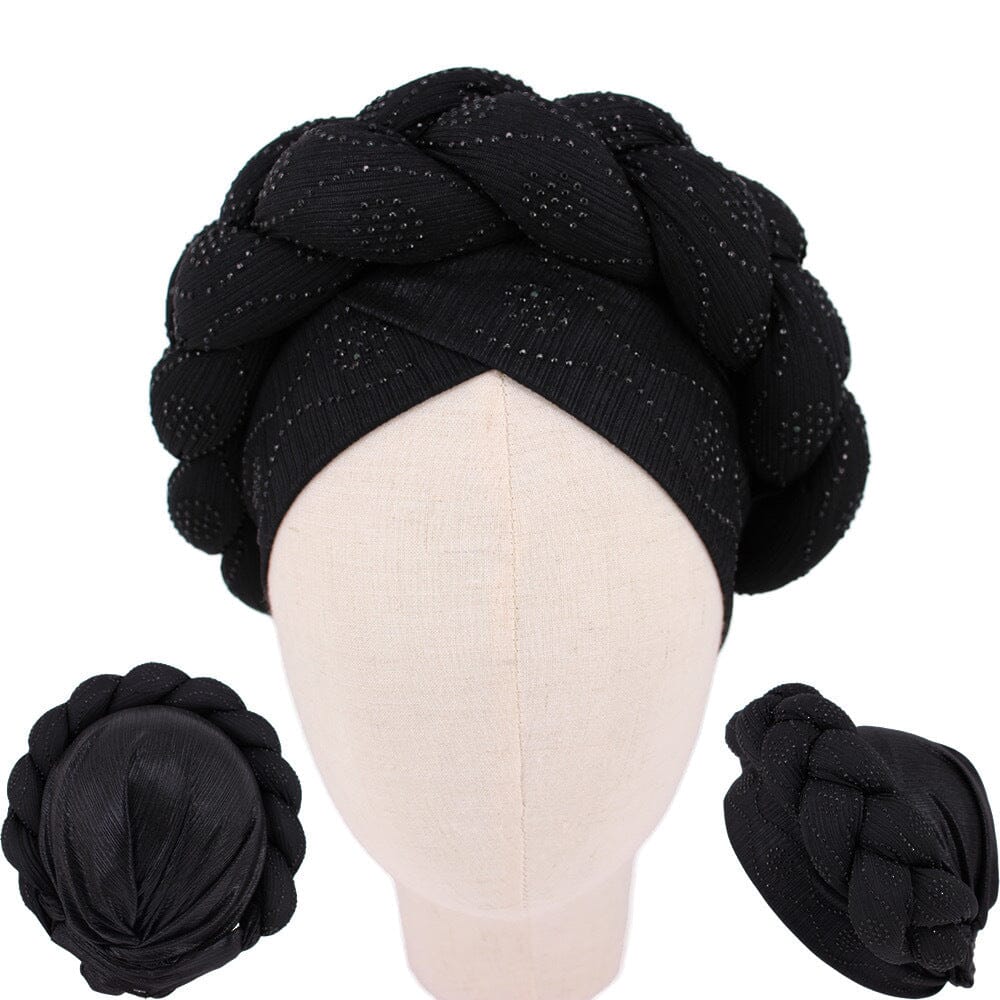 Fashion Brand - Rhinestone Head Wrap/ Turban