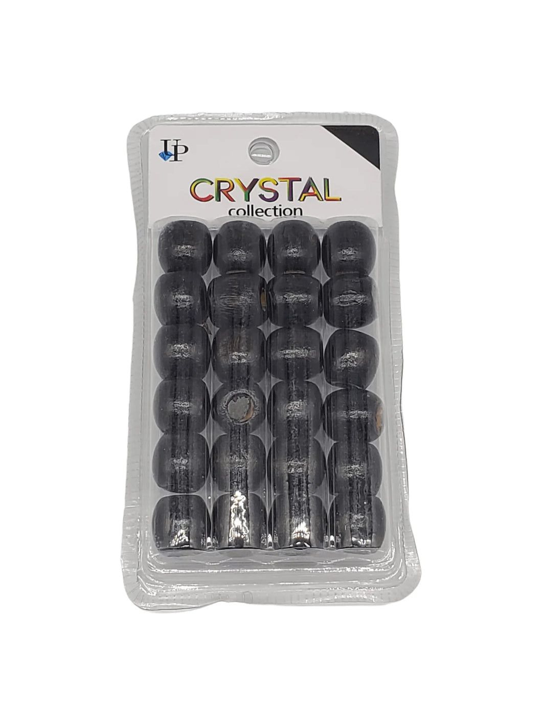 Crystal Collection Wood Beads, 1pk