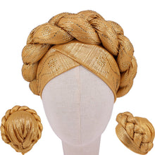 Load image into Gallery viewer, Fashion Brand - Rhinestone Head Wrap/ Turban
