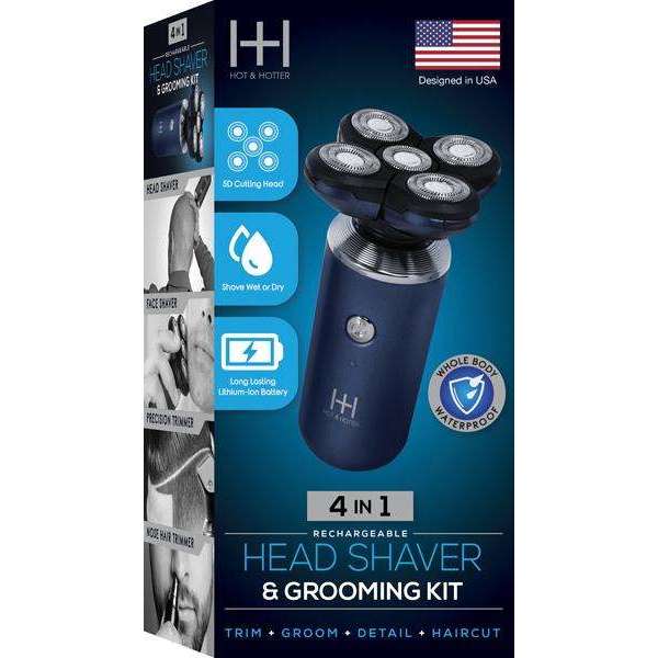 Hot & Hotter 4-in-1 Head Shaver